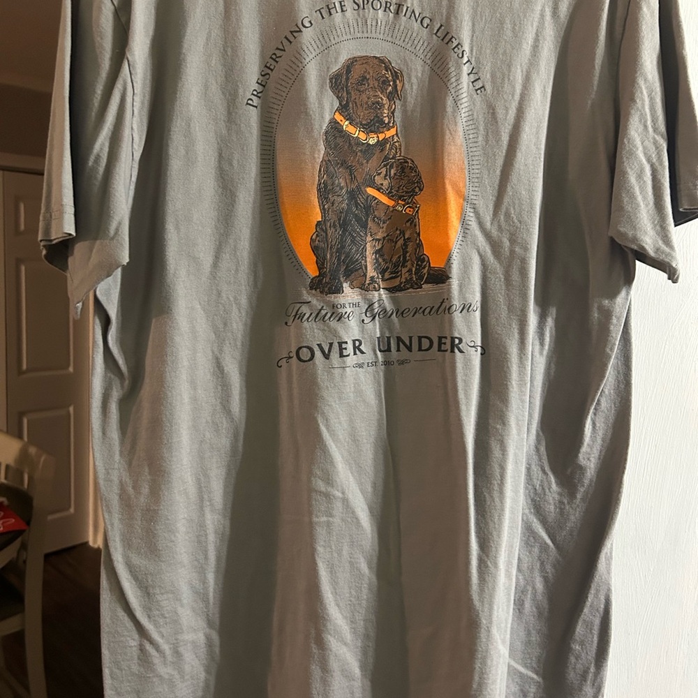 Over Under Gray Short Sleeve Tee